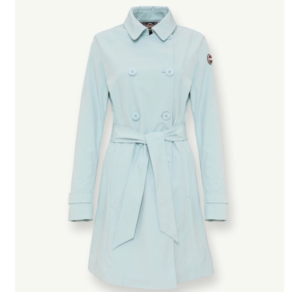 COLMAR Softshell Waisted Belt Trench Jacket size 2